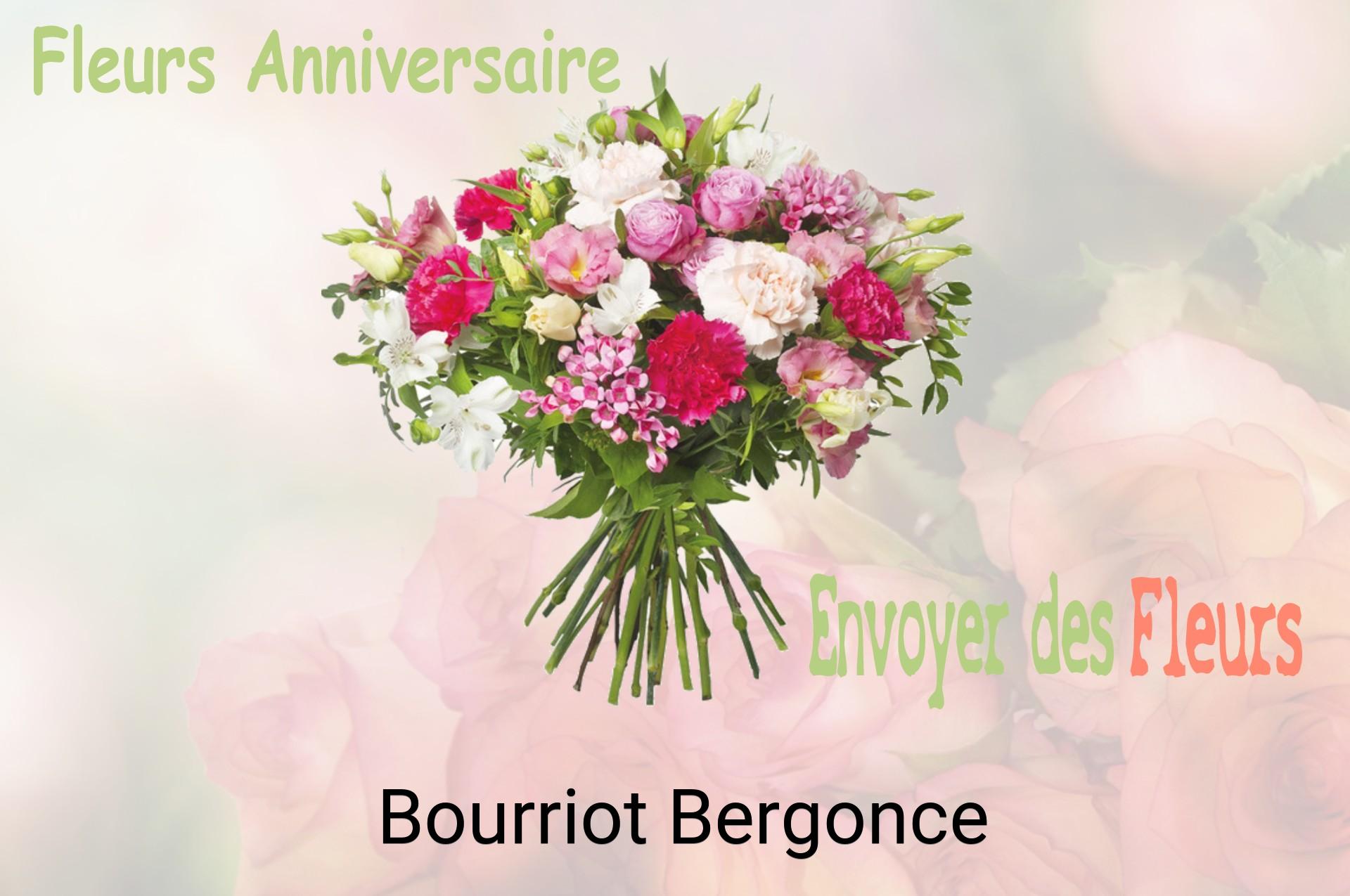 Bouquet de fleurs d’anniversaire livré à Bourriot-Bergonce